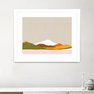 Minimal Landscape 1. Spring by Dominique Van Roey on GIANT ART - white digital drawing