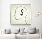 Dollar a head by Aleksandr Vector on GIANT ART - white vector illustration