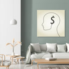 Dollar a head by Aleksandr Vector on GIANT ART - white vector illustration