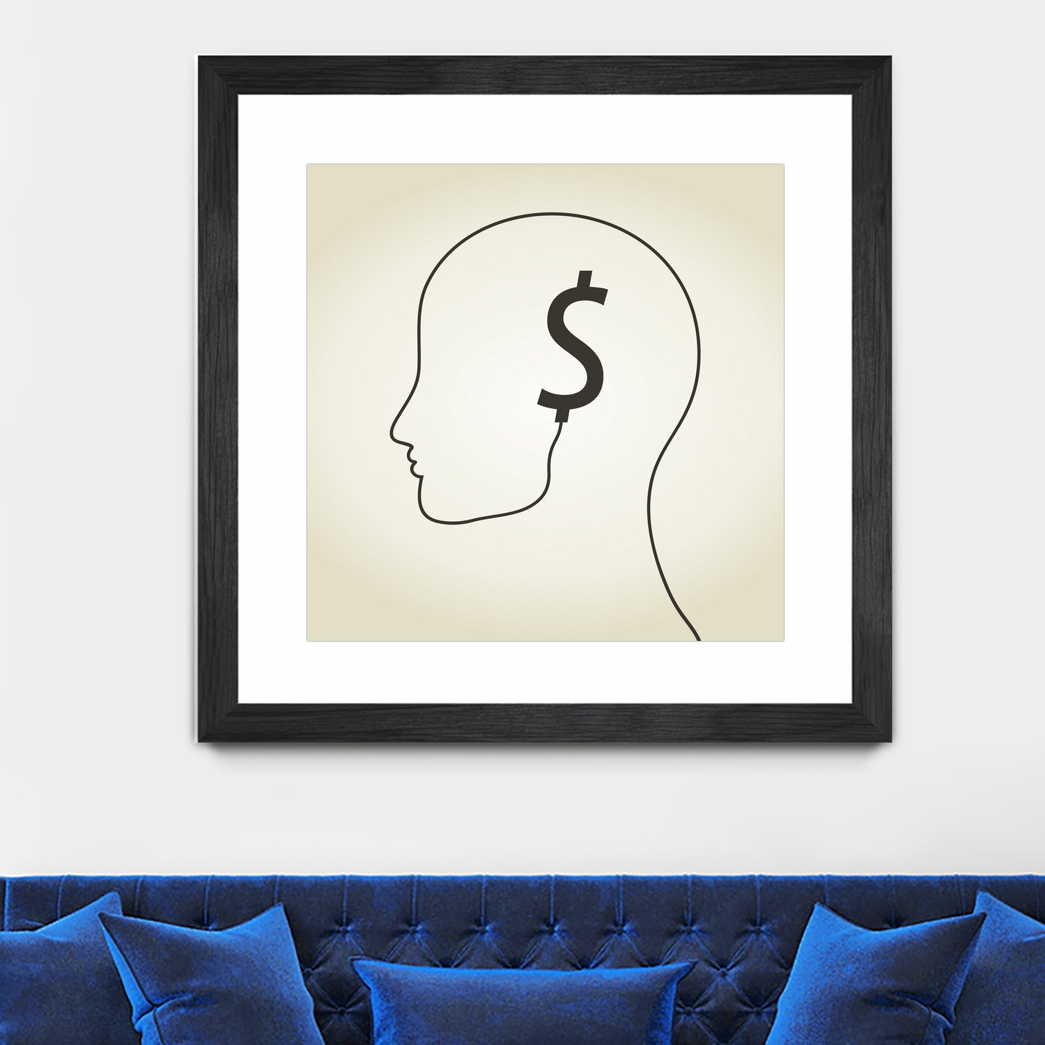 Dollar a head by Aleksandr Vector on GIANT ART - white vector illustration