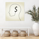 Dollar a head by Aleksandr Vector on GIANT ART - white vector illustration