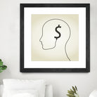 Dollar a head by Aleksandr Vector on GIANT ART - white vector illustration