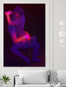 Intimate Connection (Remake of 2016 version) by Francois Martin Painchaud on GIANT ART - red digital drawing