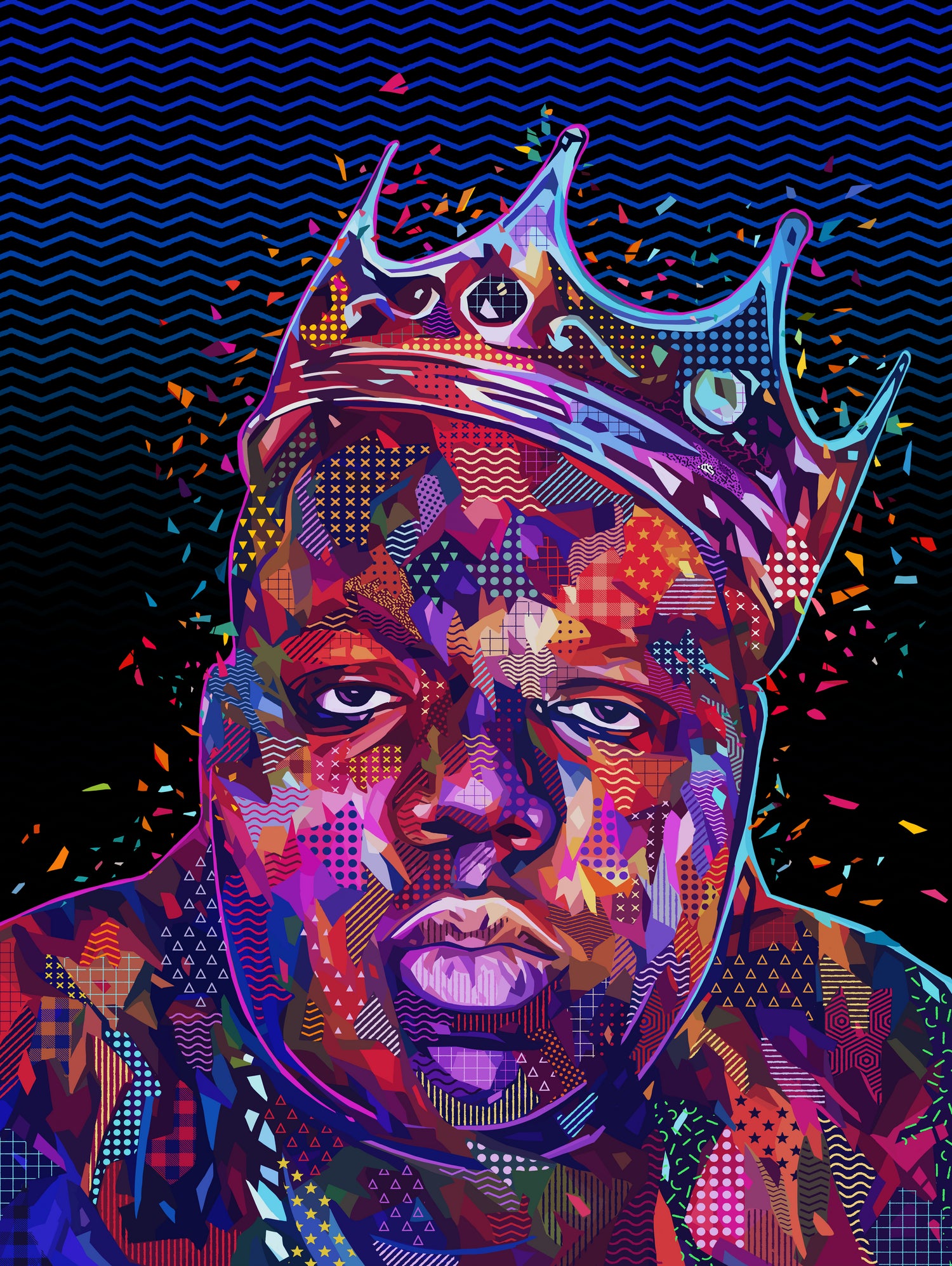 Pop Notorious by Alessandro Pautasso on GIANT ART - black digital painting