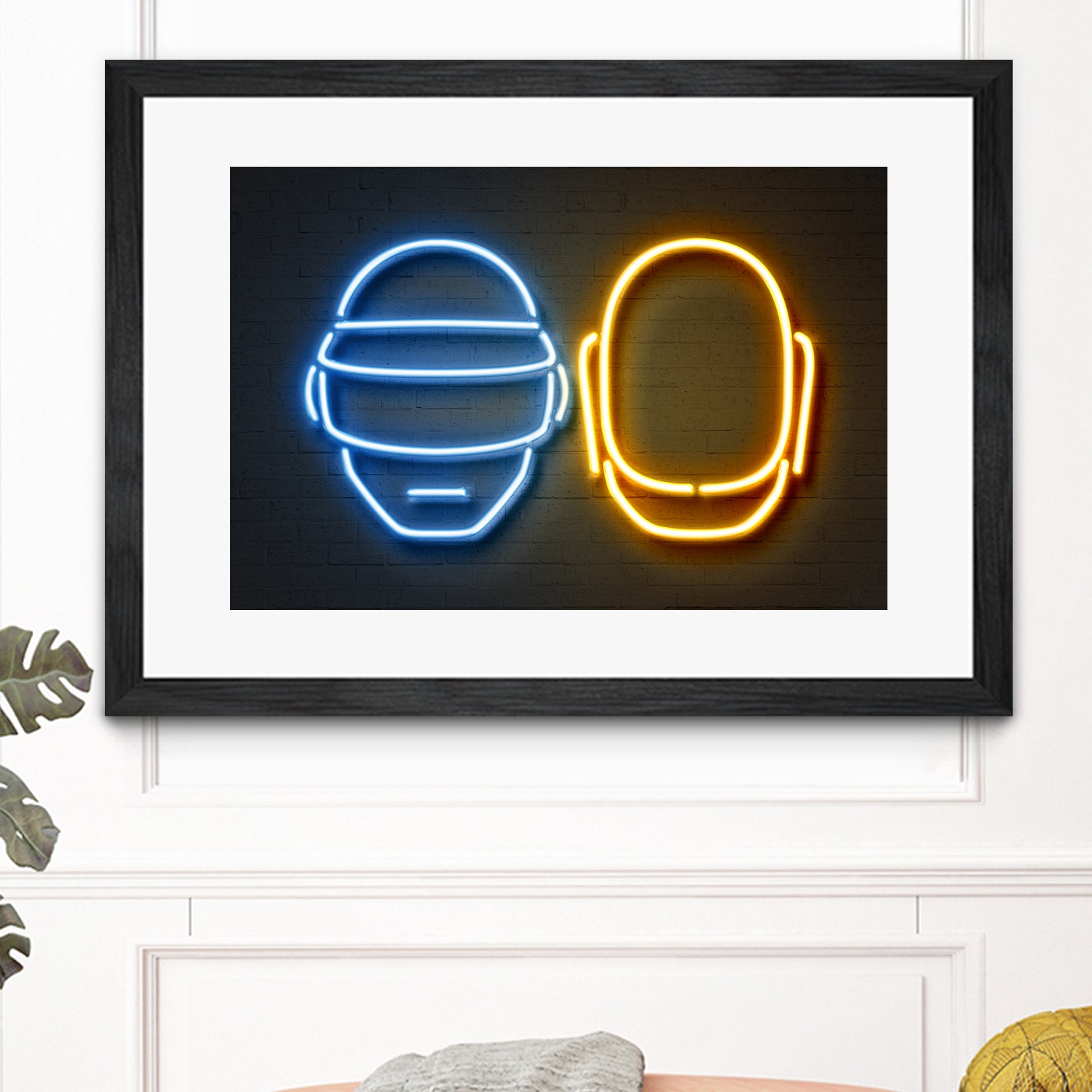 Daft Punk by Octavian Mihai Mielu on GIANT ART - blue character design