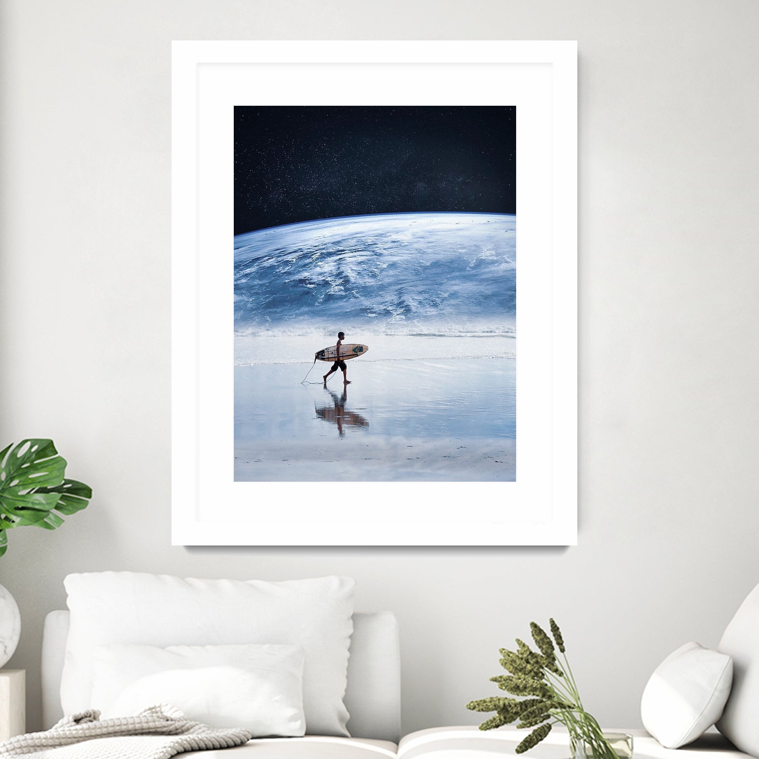 Earth Surfing by Murat Akyol on GIANT ART - white digital painting