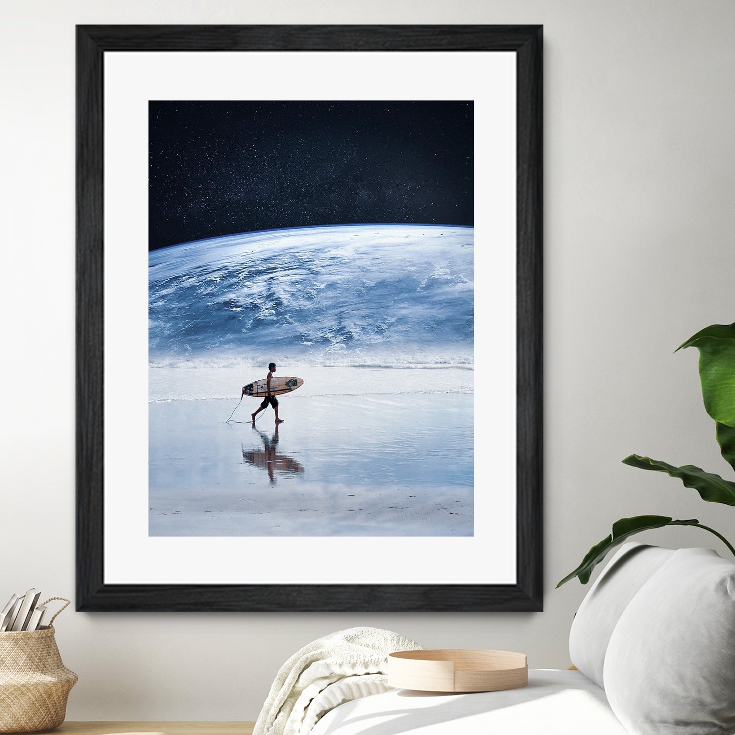 Earth Surfing by Murat Akyol on GIANT ART - white digital painting