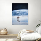 Earth Surfing by Murat Akyol on GIANT ART - white digital painting