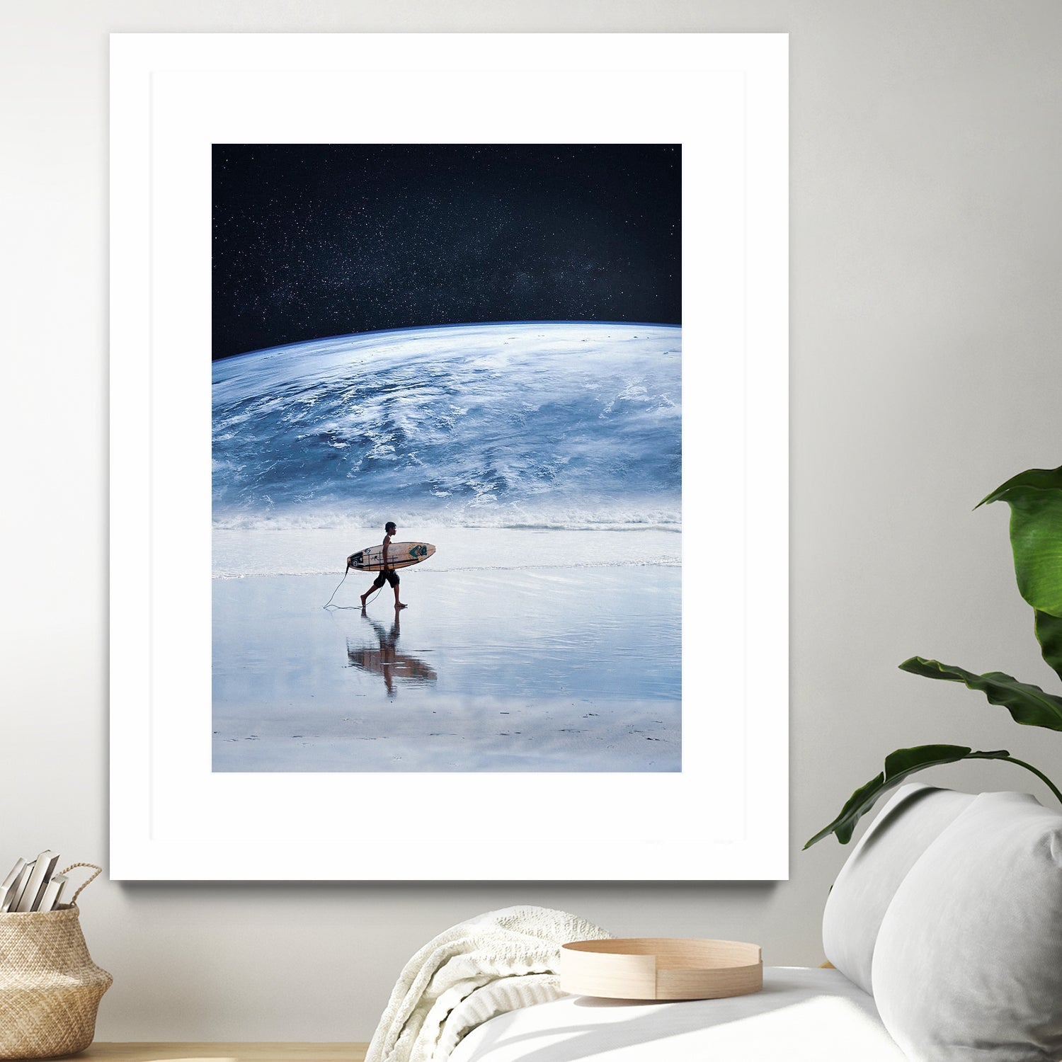 Earth Surfing by Murat Akyol on GIANT ART - white digital painting