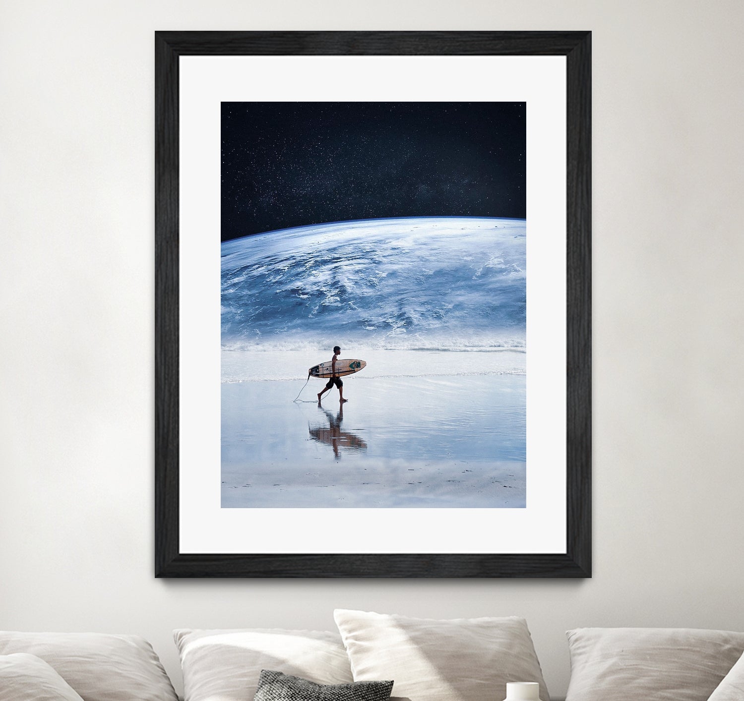 Earth Surfing by Murat Akyol on GIANT ART - white digital painting