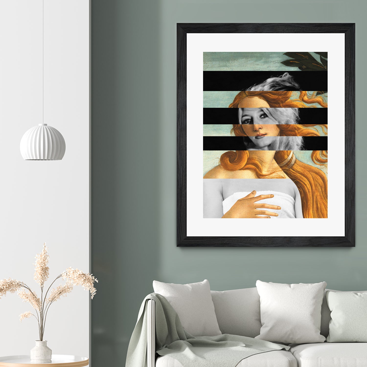 LA VENUS BLONDE - Pop Retro Collage, Mashup, Pop Art by Luigi Tarini on GIANT ART - gray photo manipulation