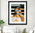 LA VENUS BLONDE - Pop Retro Collage, Mashup, Pop Art by Luigi Tarini on GIANT ART - gray photo manipulation