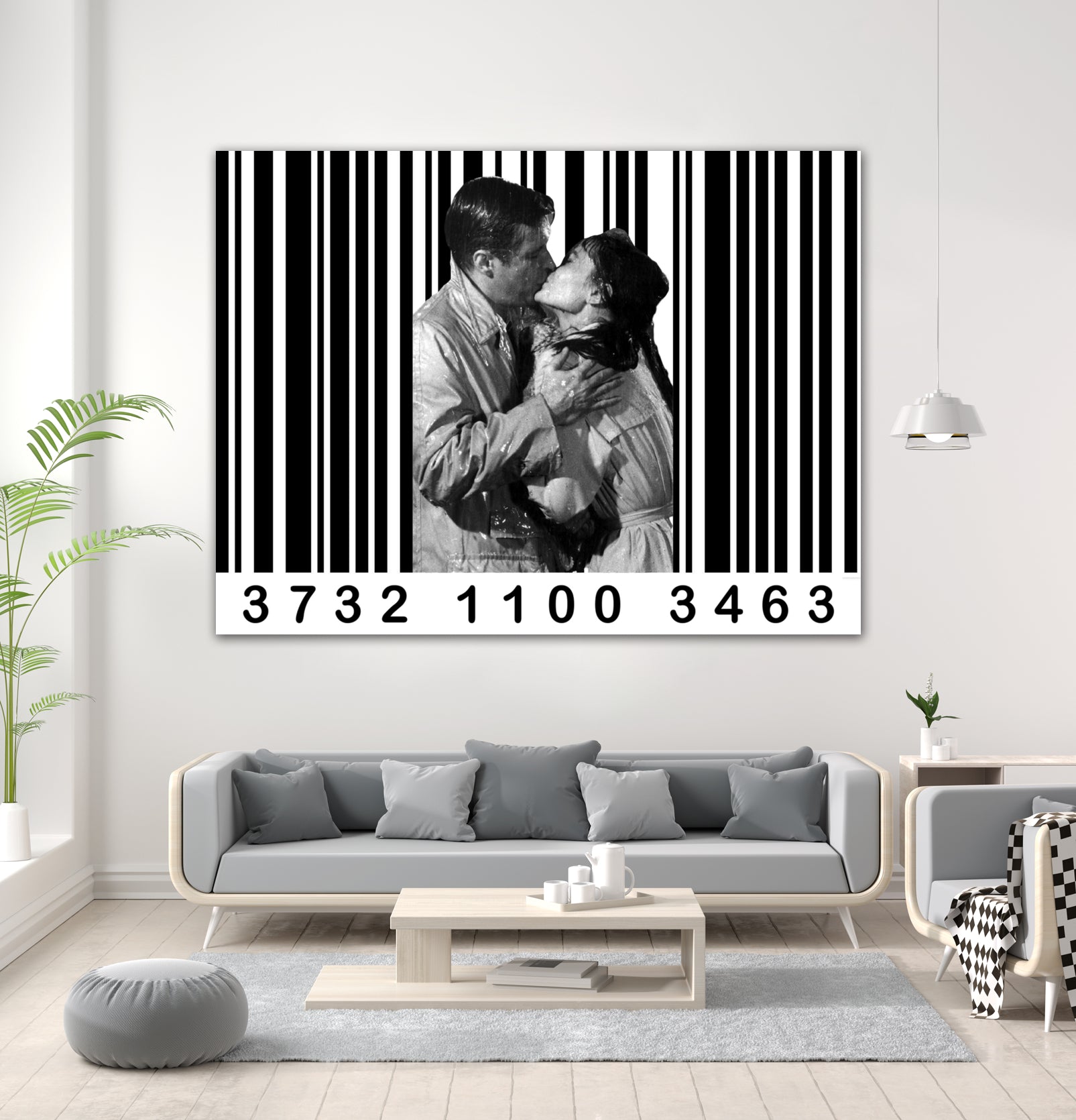 Breakfast at Tiffany's in Barcode by Luigi Tarini on GIANT ART - white photo manipulation