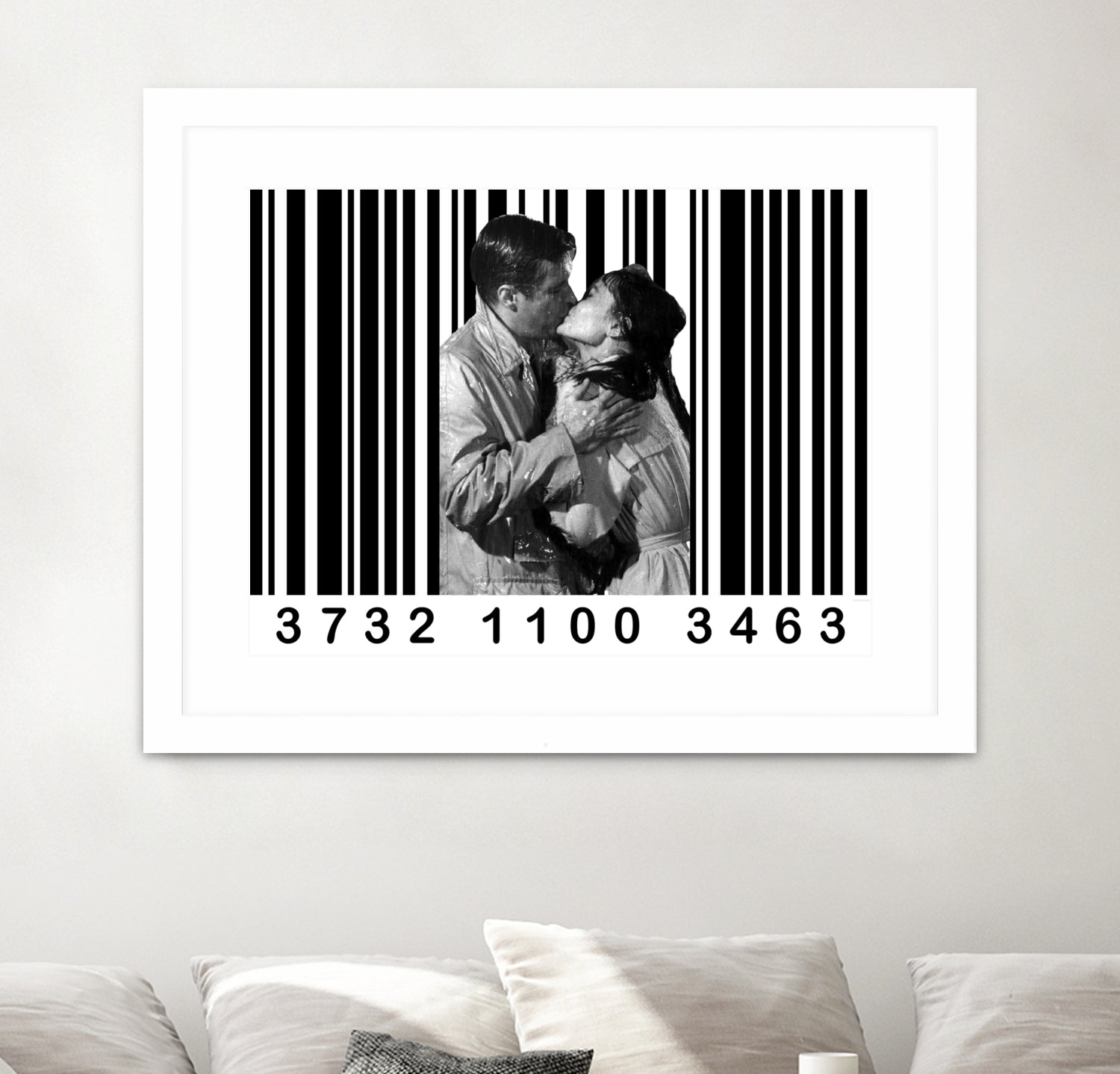 Breakfast at Tiffany's in Barcode by Luigi Tarini on GIANT ART - white photo manipulation