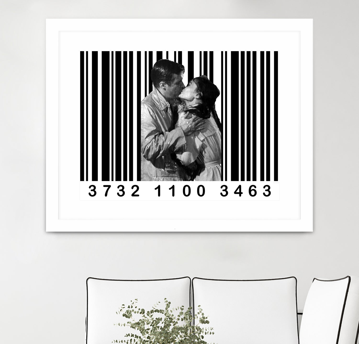 Breakfast at Tiffany's in Barcode by Luigi Tarini on GIANT ART - white photo manipulation