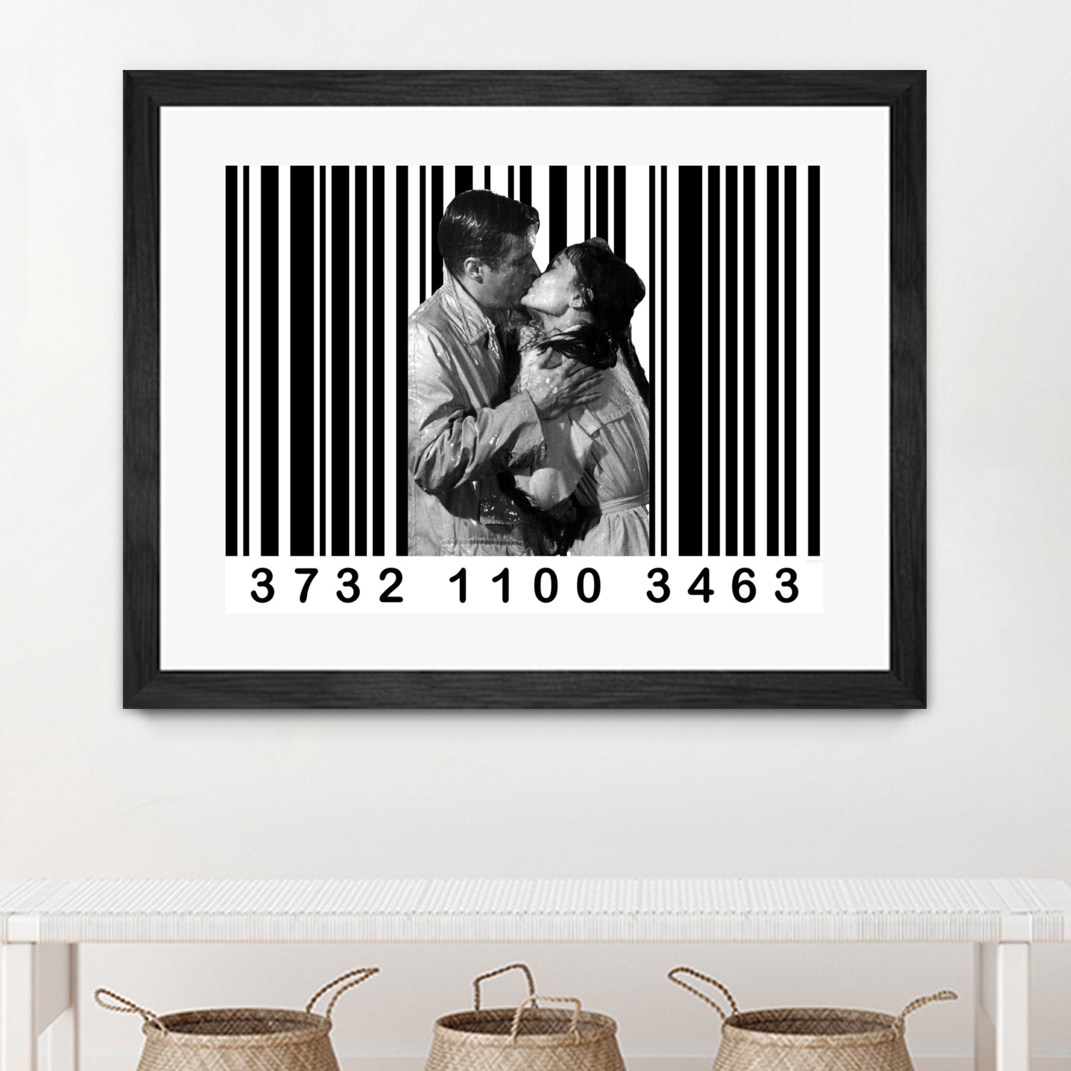 Breakfast at Tiffany's in Barcode by Luigi Tarini on GIANT ART - white photo manipulation