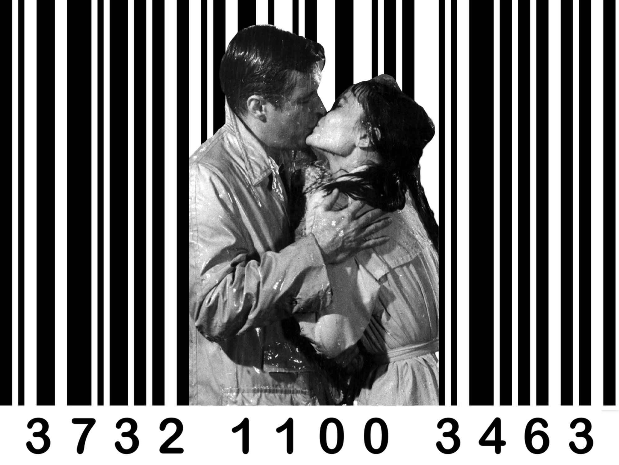 Breakfast at Tiffany's in Barcode by Luigi Tarini on GIANT ART - white photo manipulation