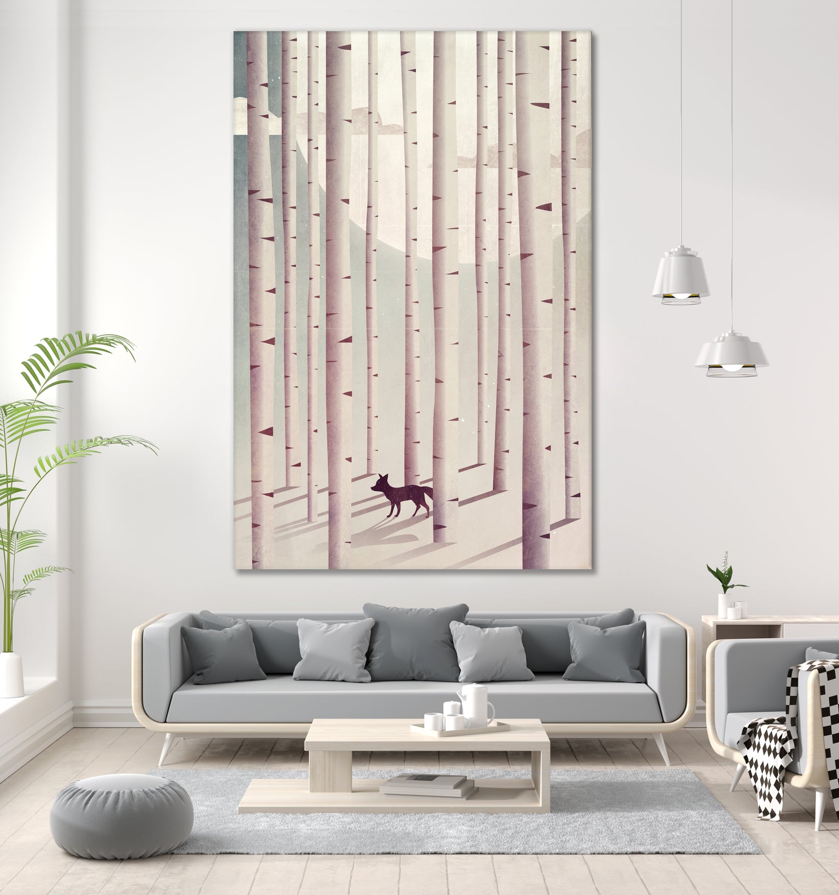 Serene Forest by Annisa Tiara Utami on GIANT ART - white digital drawing