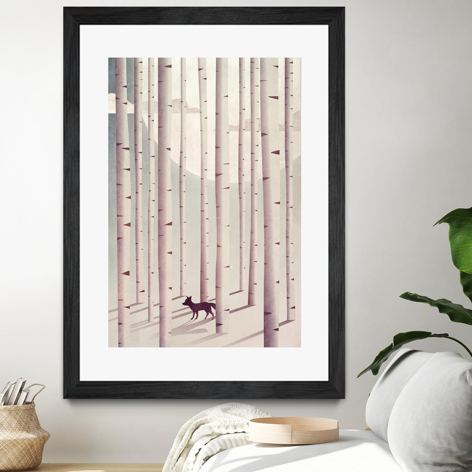 Serene Forest by Annisa Tiara Utami on GIANT ART - white digital drawing