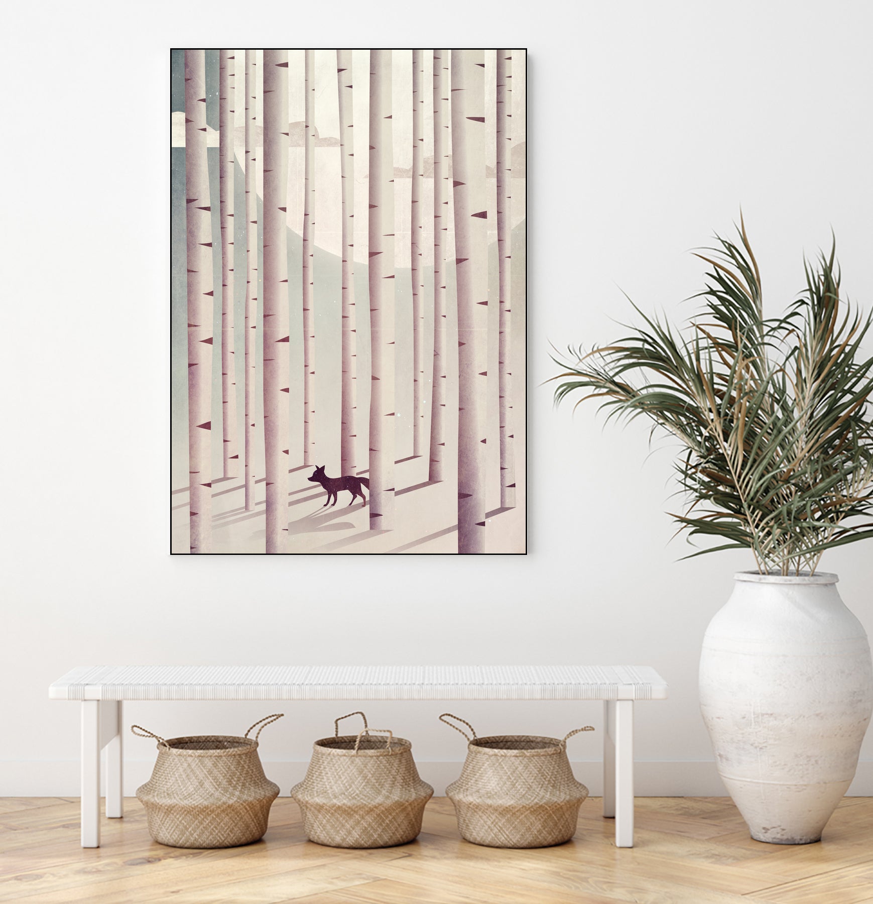 Serene Forest by Annisa Tiara Utami on GIANT ART - white digital drawing