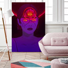 Psychonaut Girl by Francois Martin Painchaud on GIANT ART - fuchsia character design