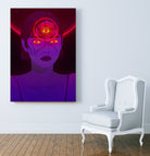 Psychonaut Girl by Francois Martin Painchaud on GIANT ART - fuchsia character design