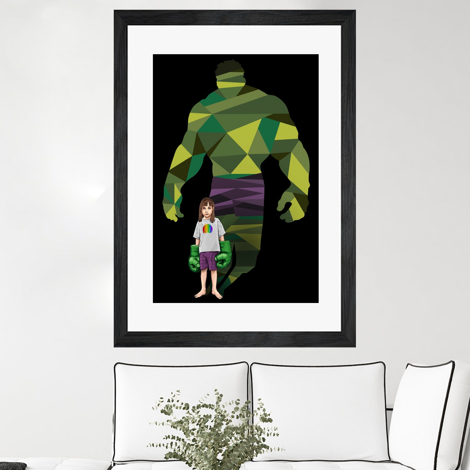 Girl Smash by Jason Ratliff on GIANT ART - green digital painting