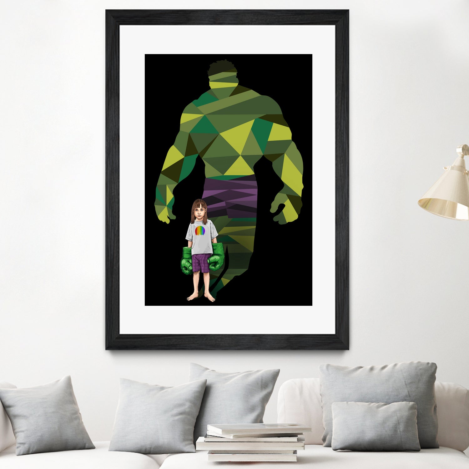 Girl Smash by Jason Ratliff on GIANT ART - green digital painting