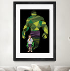 Girl Smash by Jason Ratliff on GIANT ART - green digital painting