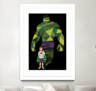 Girl Smash by Jason Ratliff on GIANT ART - green digital painting