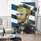 Van Gogh's Self Portrait and Clint Eastwood by Luigi Tarini on GIANT ART - blue photo manipulation