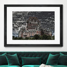 Canada Château Frontenac Artistic Illustration Rough by Renna Jason on GIANT ART - white cartooning