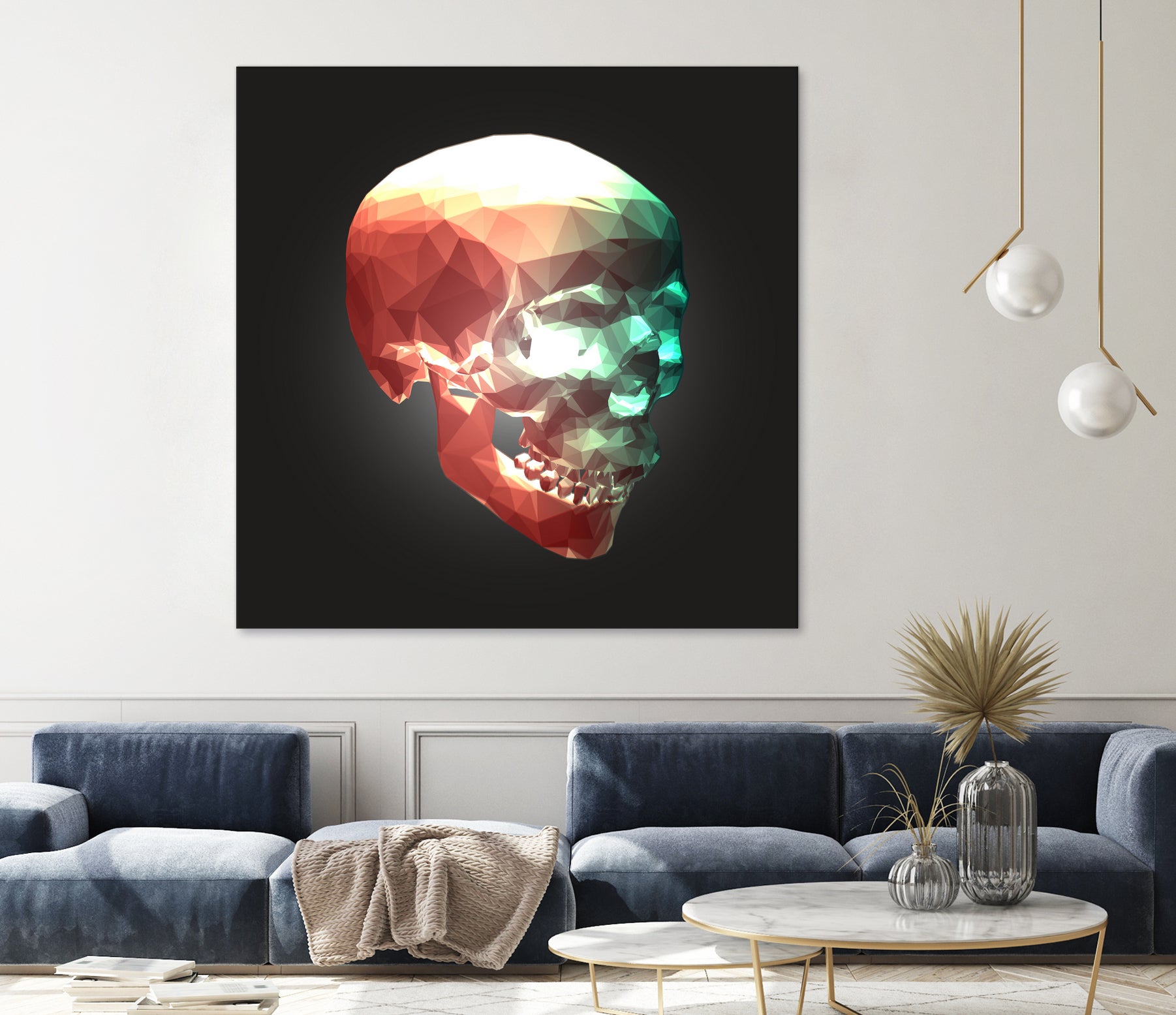 Crystal Skull by Aimer Heinz on GIANT ART - red 3d art