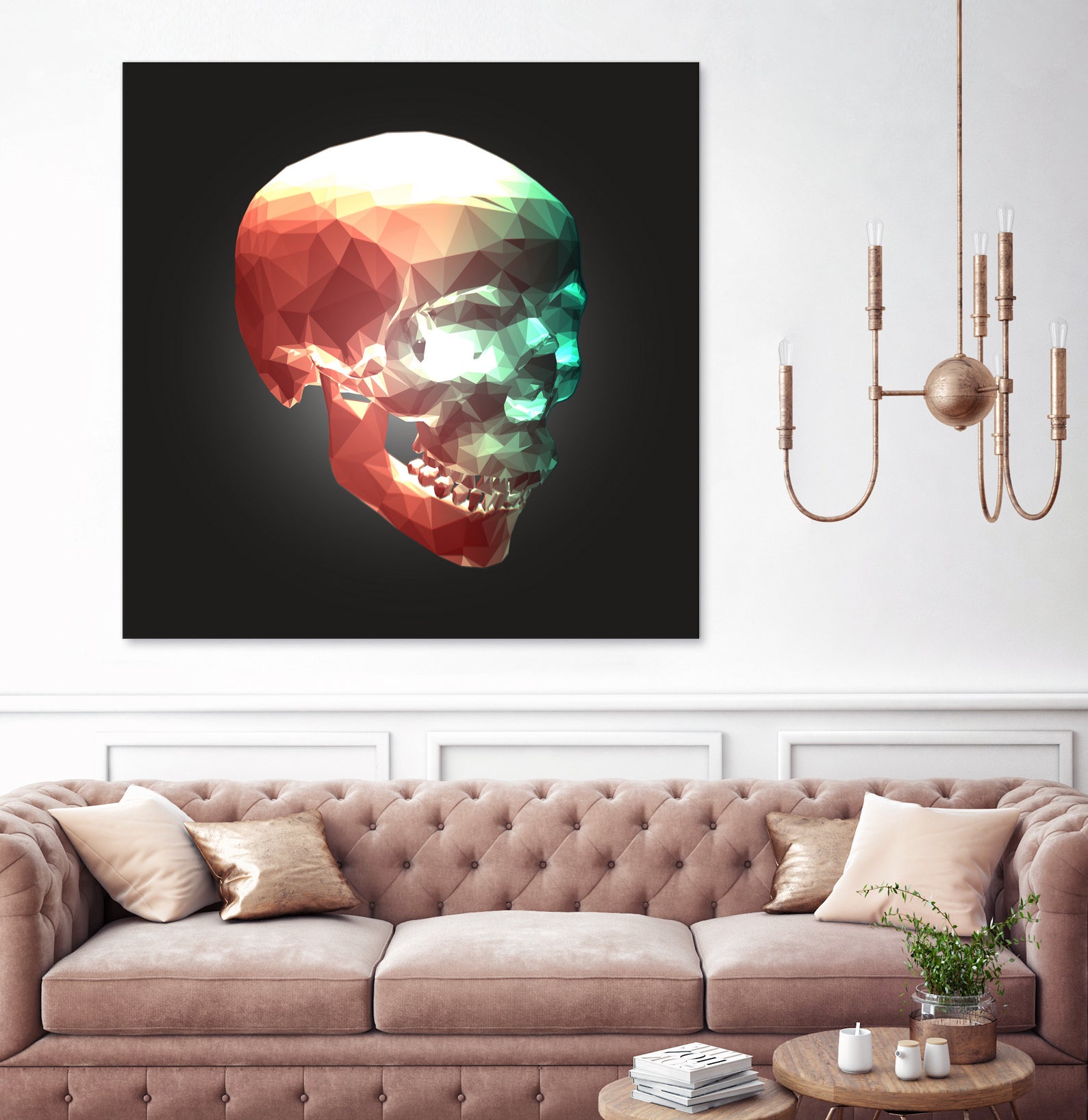 Crystal Skull by Aimer Heinz on GIANT ART - red 3d art