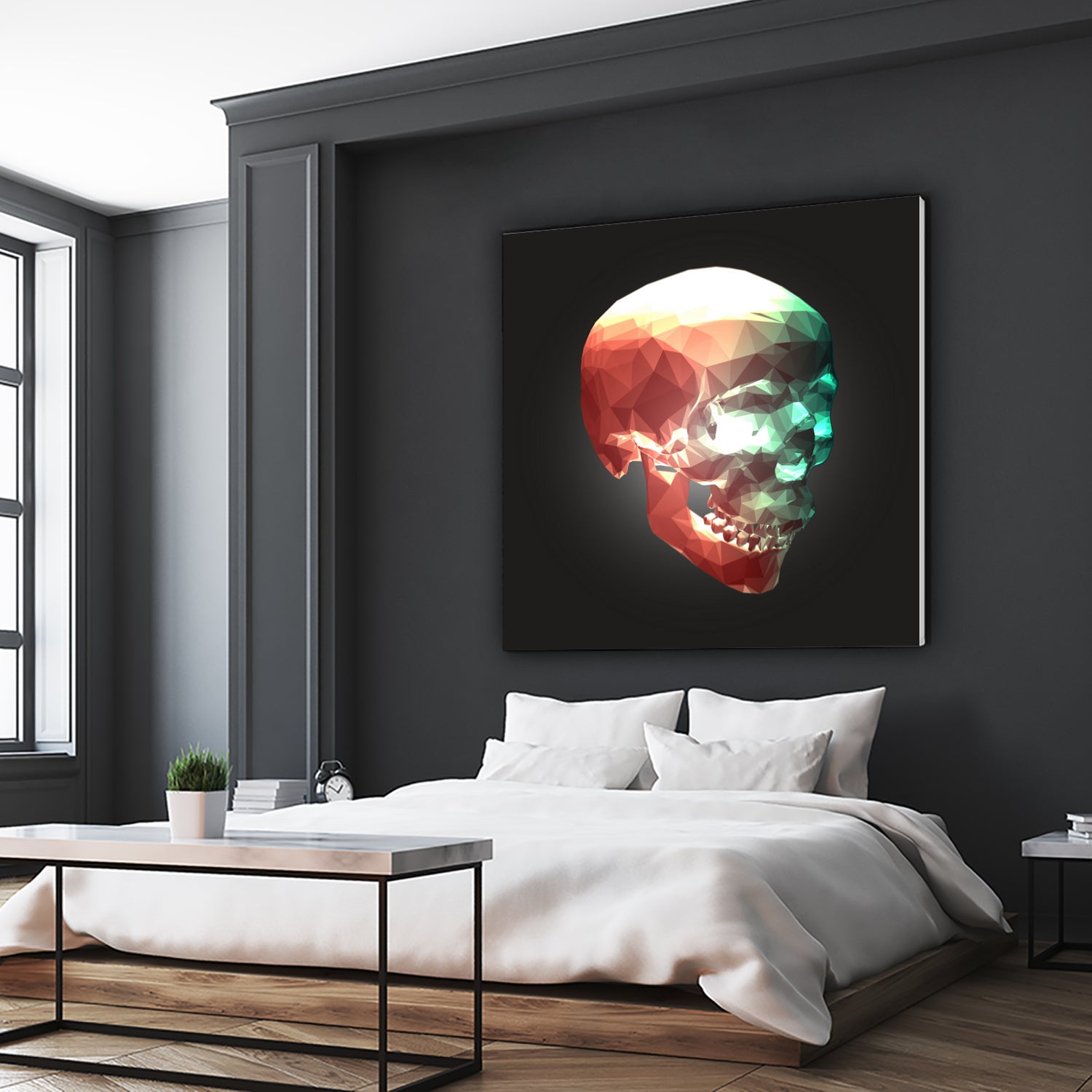 Crystal Skull by Aimer Heinz on GIANT ART - red 3d art