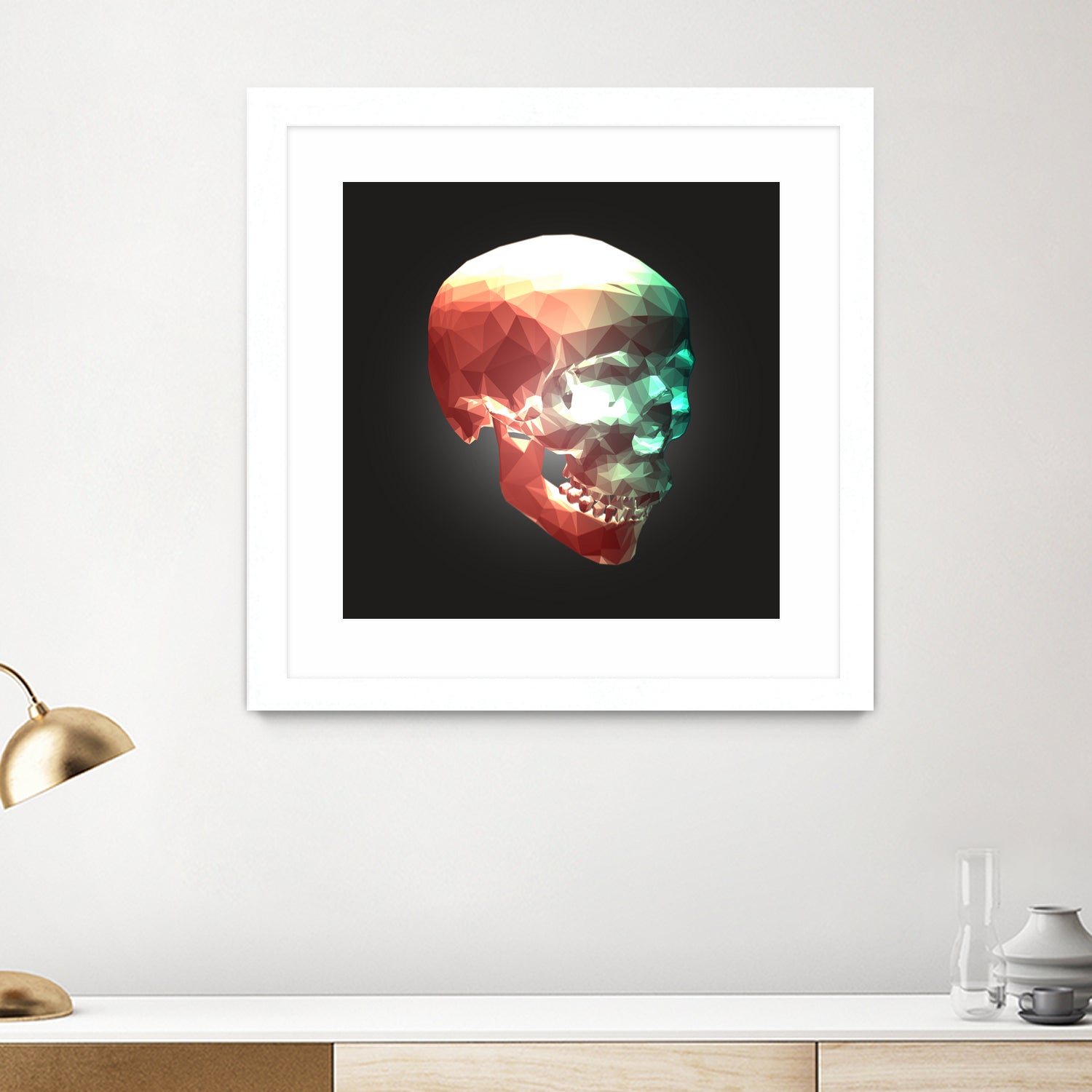 Crystal Skull by Aimer Heinz on GIANT ART - red 3d art