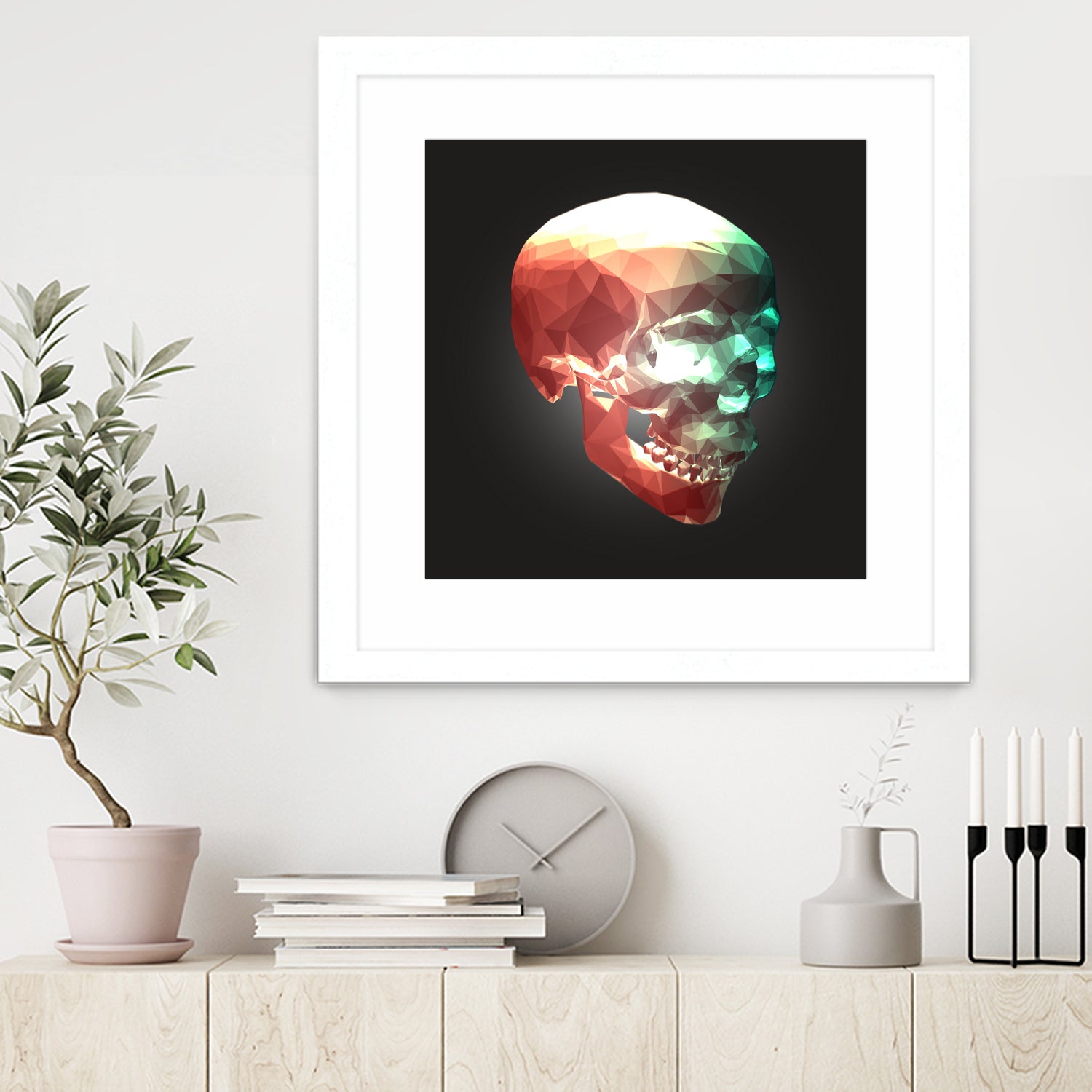 Crystal Skull by Aimer Heinz on GIANT ART - red 3d art