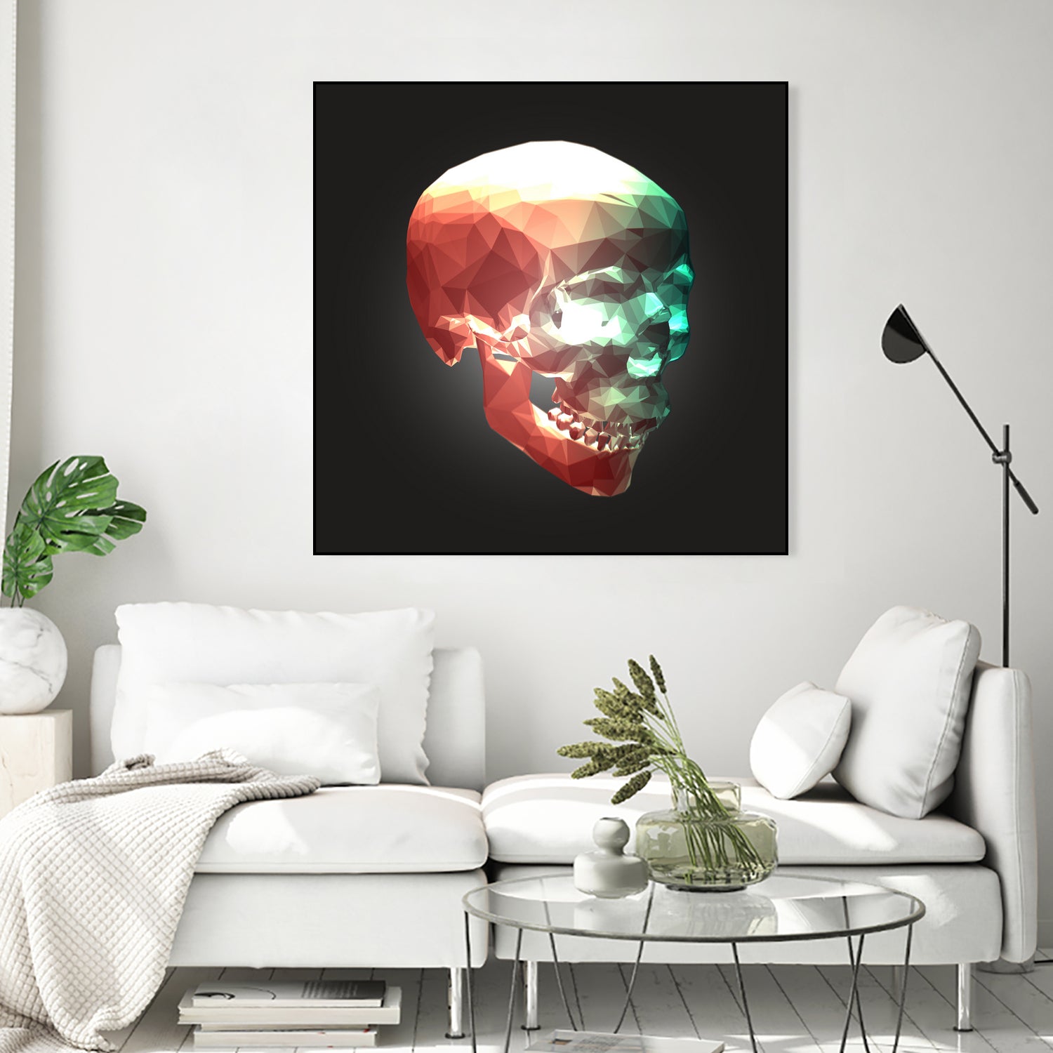 Crystal Skull by Aimer Heinz on GIANT ART - red 3d art