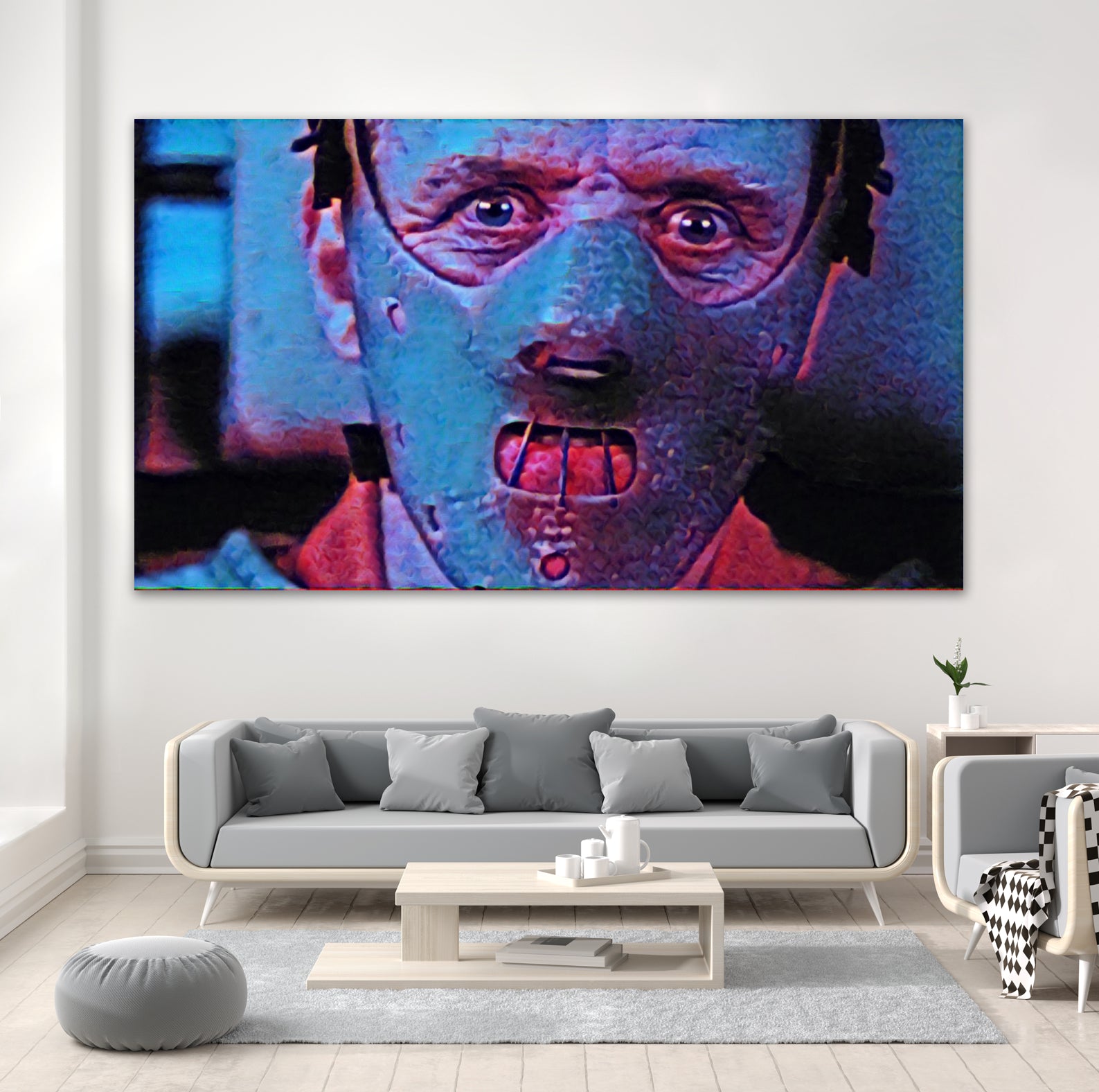 Hannibal Lecter Artistic Illustration Classic Psycho by Luis Lonn on GIANT ART - black cartooning