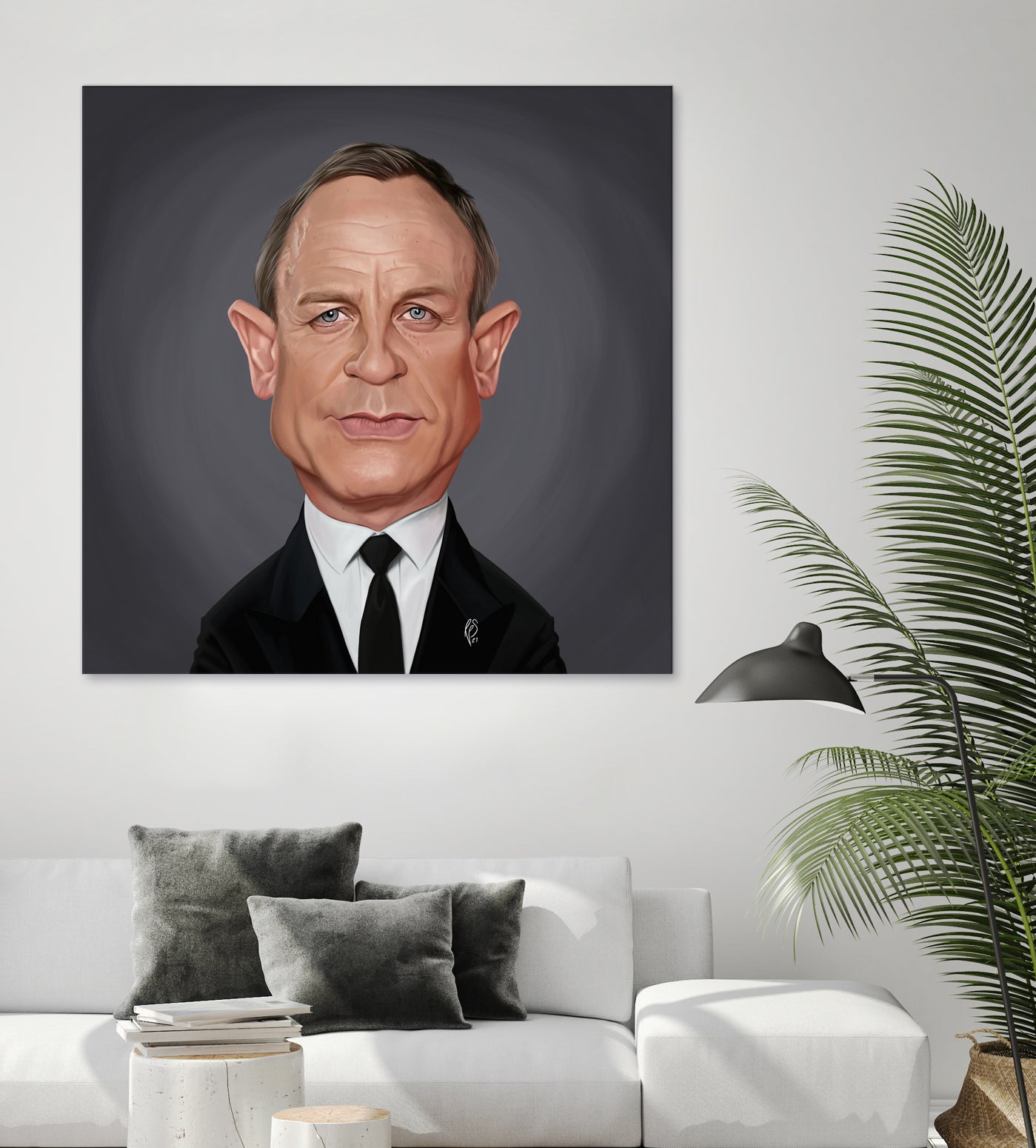 Daniel Craig by Rob Snow on GIANT ART - brown digital painting