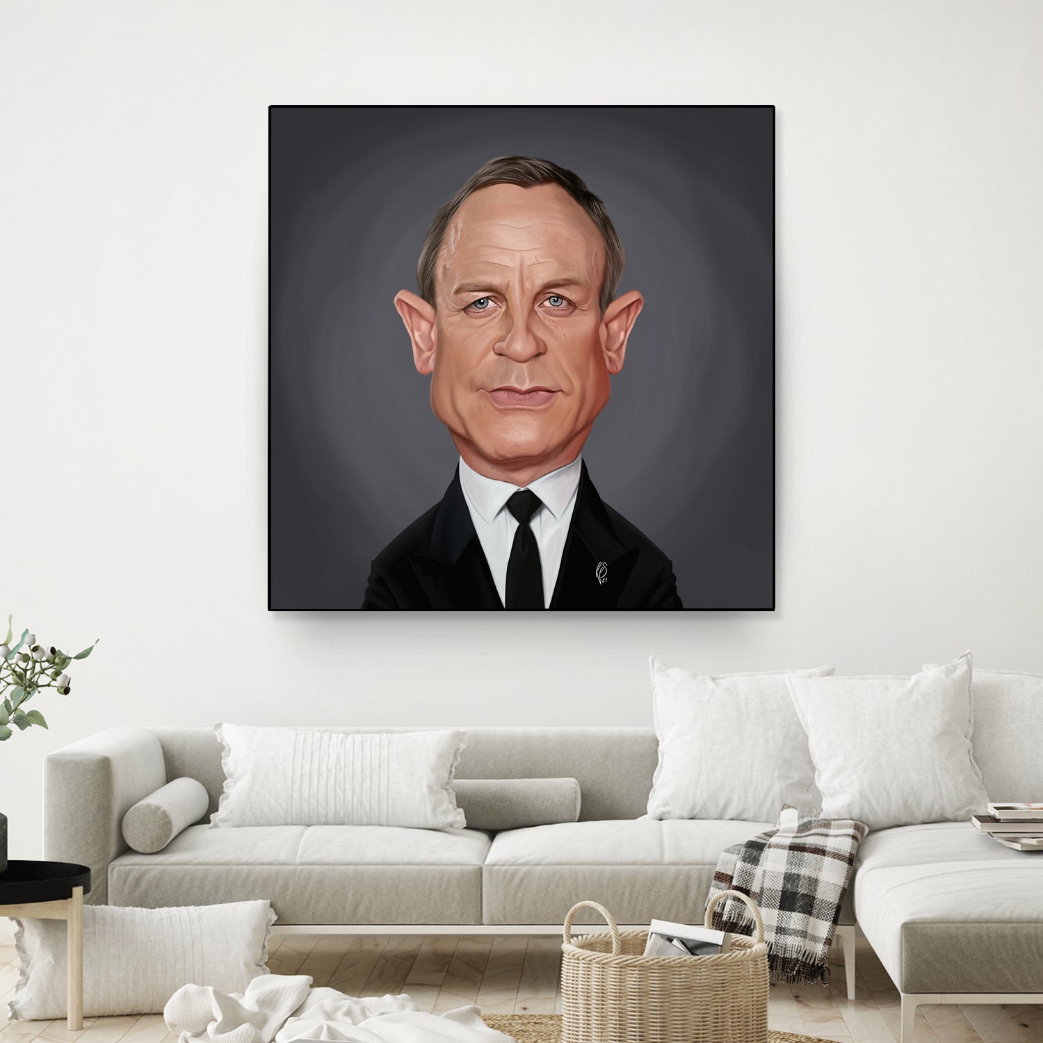 Daniel Craig by Rob Snow on GIANT ART - brown digital painting