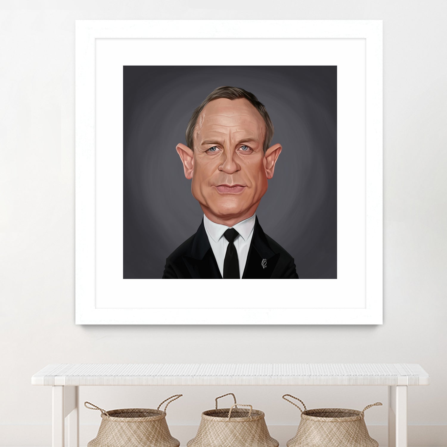 Daniel Craig by Rob Snow on GIANT ART - brown digital painting