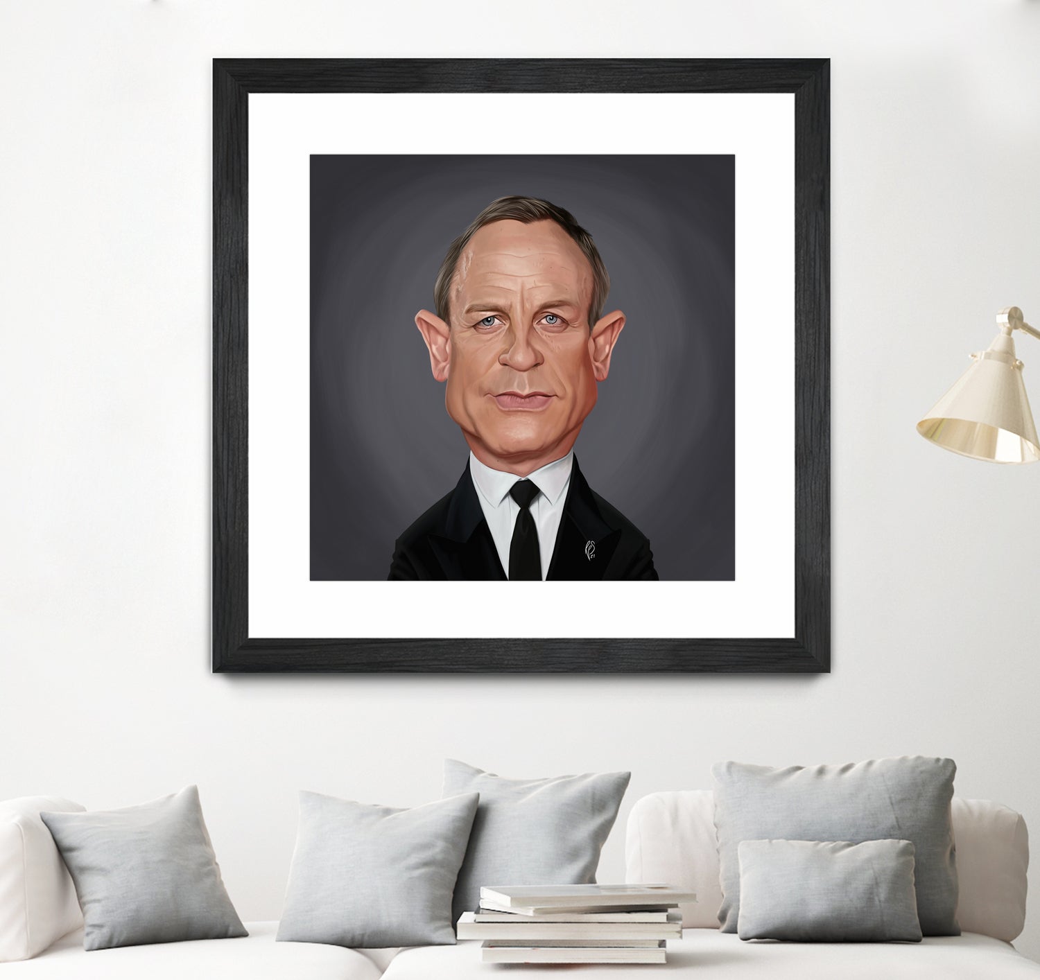 Daniel Craig by Rob Snow on GIANT ART - brown digital painting