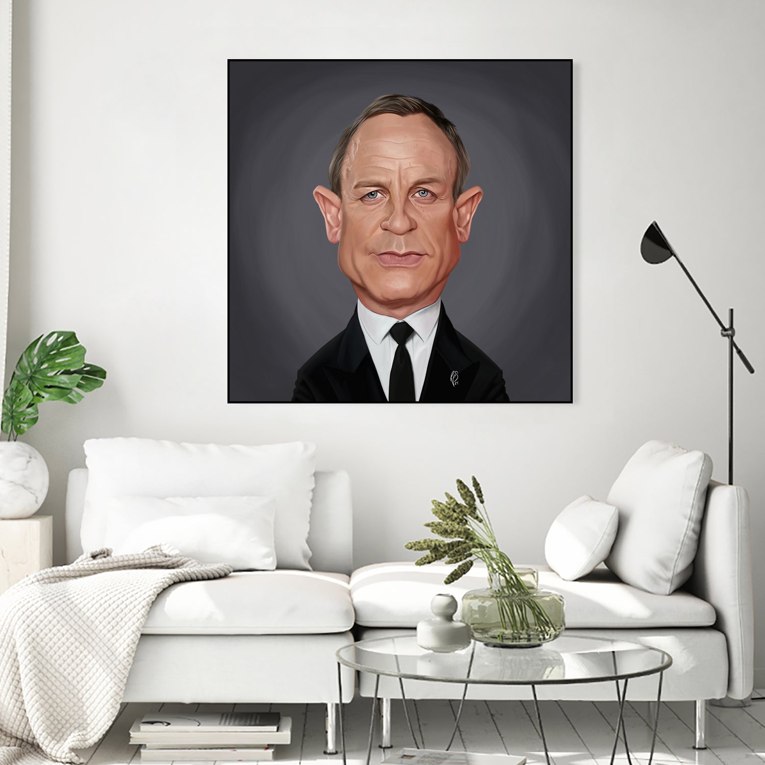 Daniel Craig by Rob Snow on GIANT ART - brown digital painting