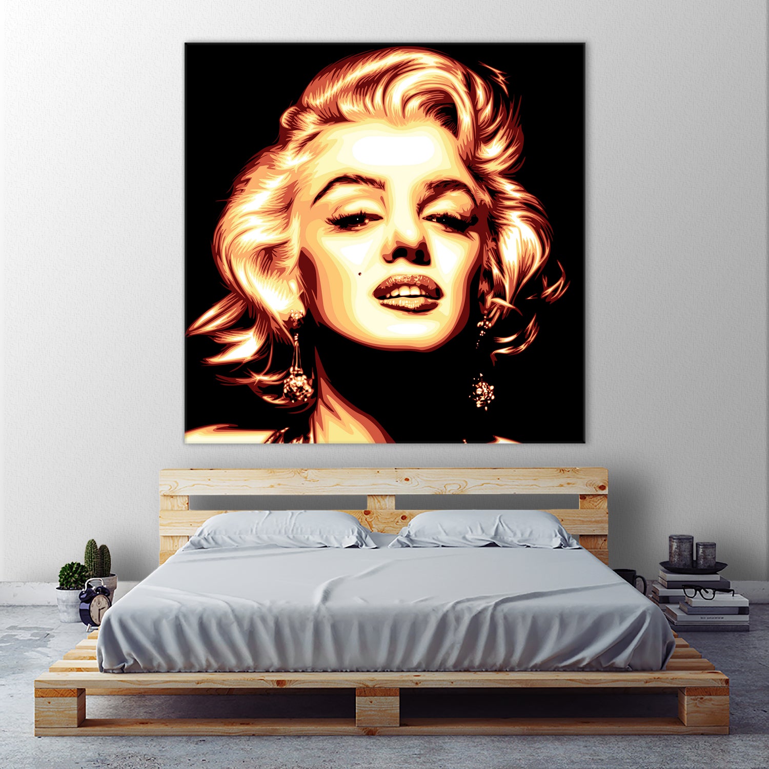 Marilyn Monroe by Harun Elibol on GIANT ART - white vector illustration