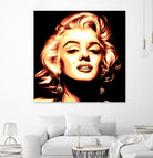 Marilyn Monroe by Harun Elibol on GIANT ART - white vector illustration