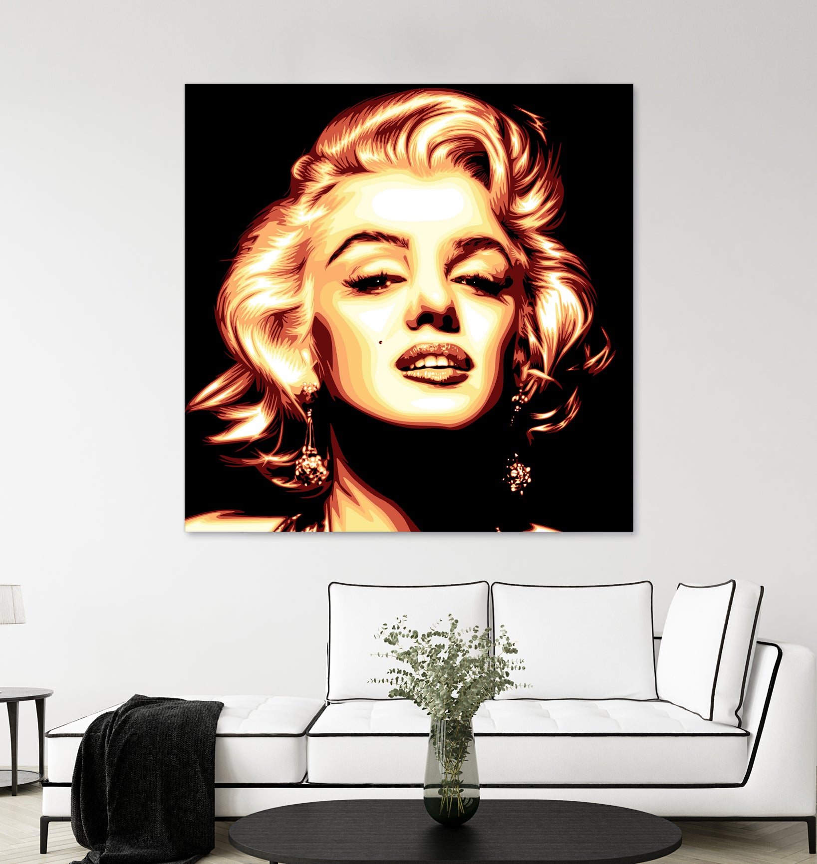 Marilyn Monroe by Harun Elibol on GIANT ART - white vector illustration