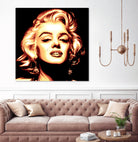 Marilyn Monroe by Harun Elibol on GIANT ART - white vector illustration