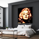 Marilyn Monroe by Harun Elibol on GIANT ART - white vector illustration