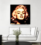 Marilyn Monroe by Harun Elibol on GIANT ART - white vector illustration